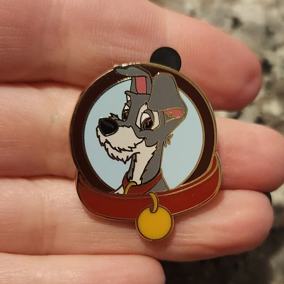 Dog Tag Lady And The Tramp Collar Necklace NEW! LADY THE TRAMP DOG